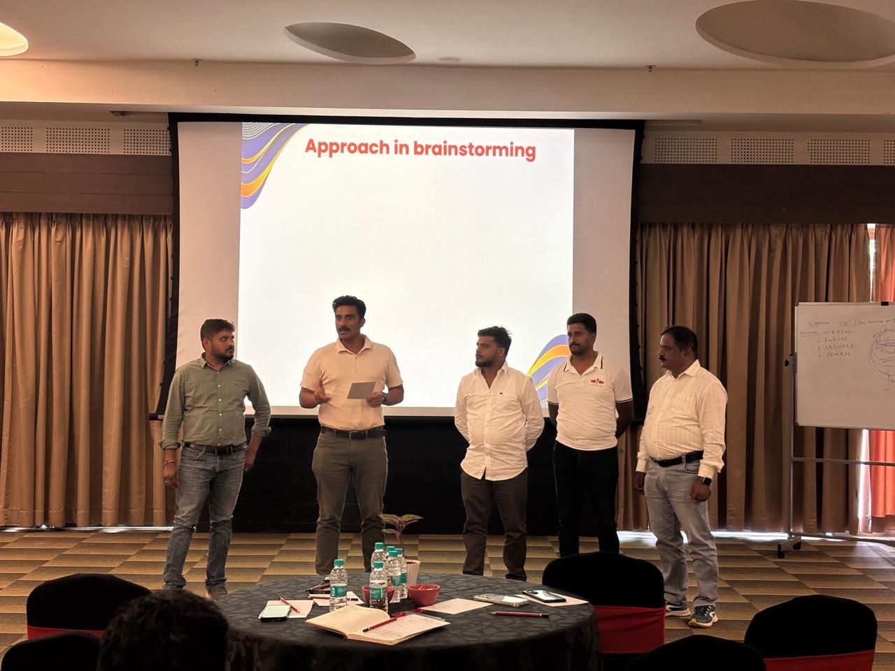 A facilitation session in progress